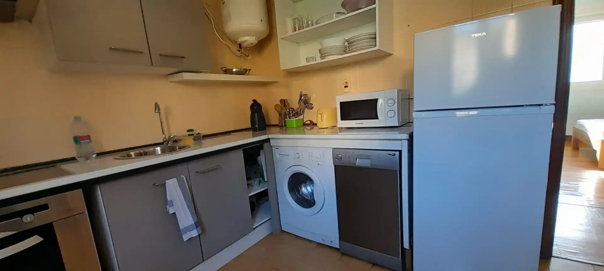 Cocina de Piso en venta en Laudio / Llodio con Calefacción, Amueblado y Balcón