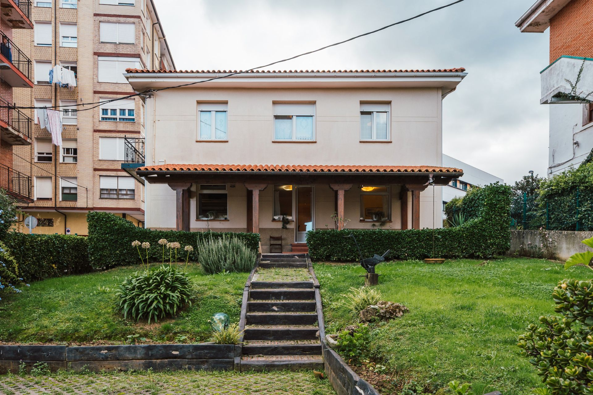 Exterior view of House or chalet for sale in Muskiz  with Heating, Private garden and Terrace