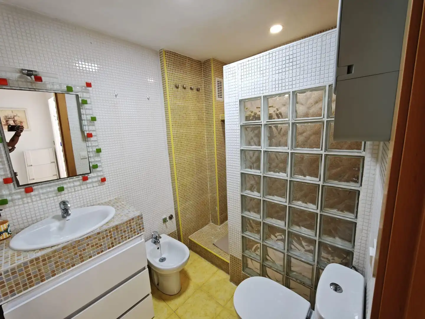 Baño de Piso de alquiler en Elche / Elx con Amueblado y Piscina comunitaria