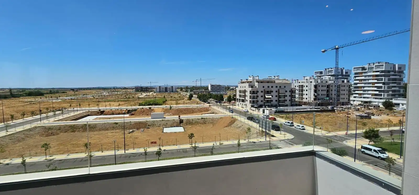 Außenansicht von Wohnungen zur Miete in Badajoz mit Klimaanlage, Heizung und Terrasse
