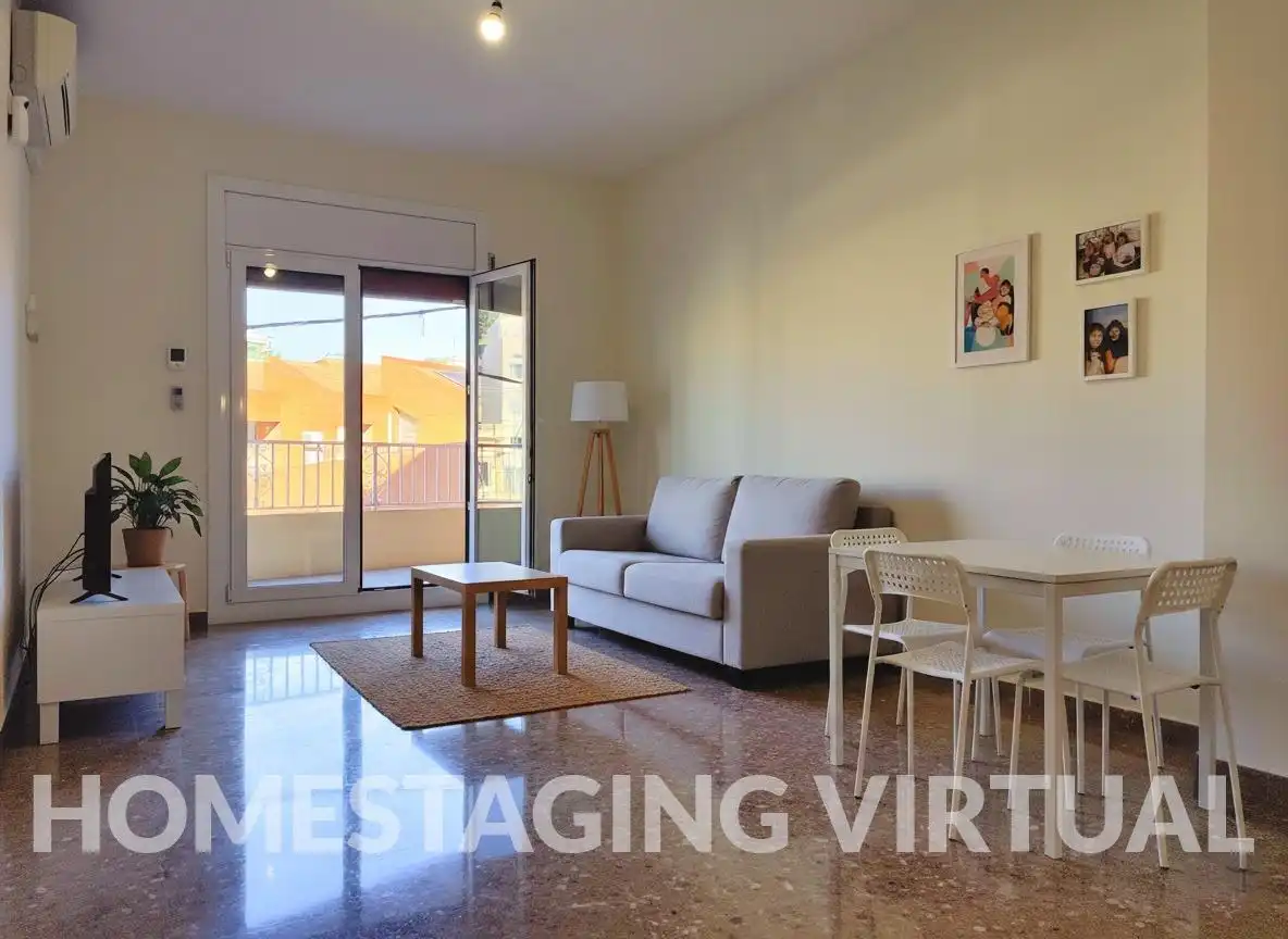 Sala d'estar de Pis en venda en Montcada i Reixac amb Aire condicionat, Calefacció i Terrassa