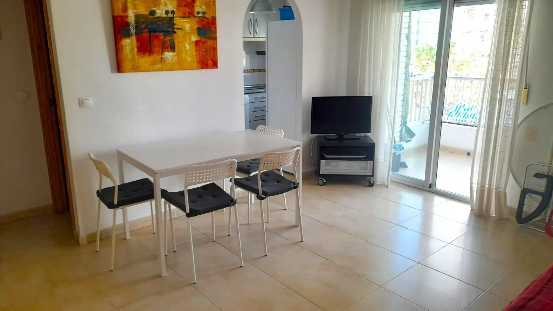 Esszimmer von Wohnung zum Verkauf in Benidorm mit Klimaanlage, Terrasse und Möbliert
