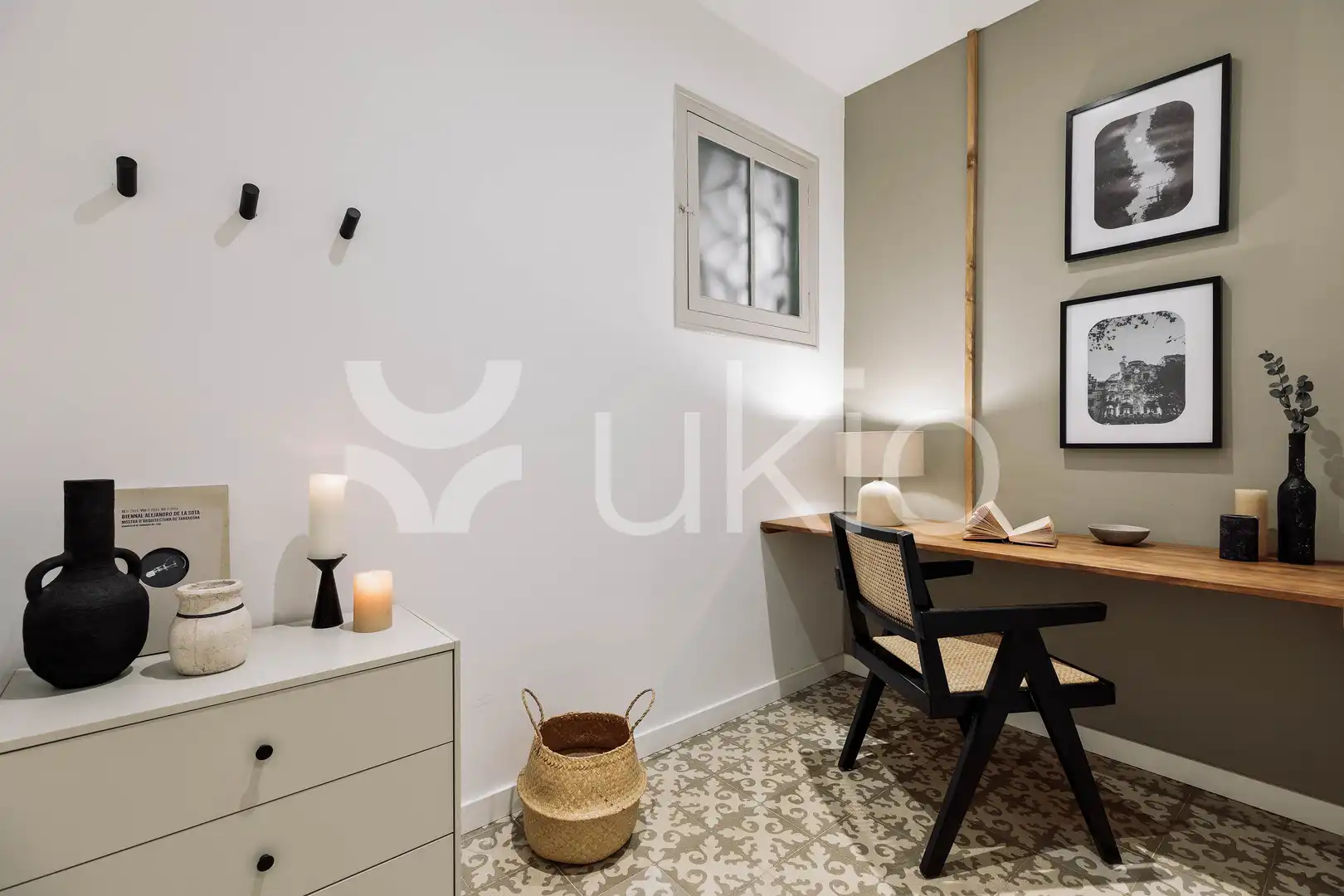 Habitación de Apartamento de alquiler en Barcelona con Aire acondicionado, Calefacción y Amueblado