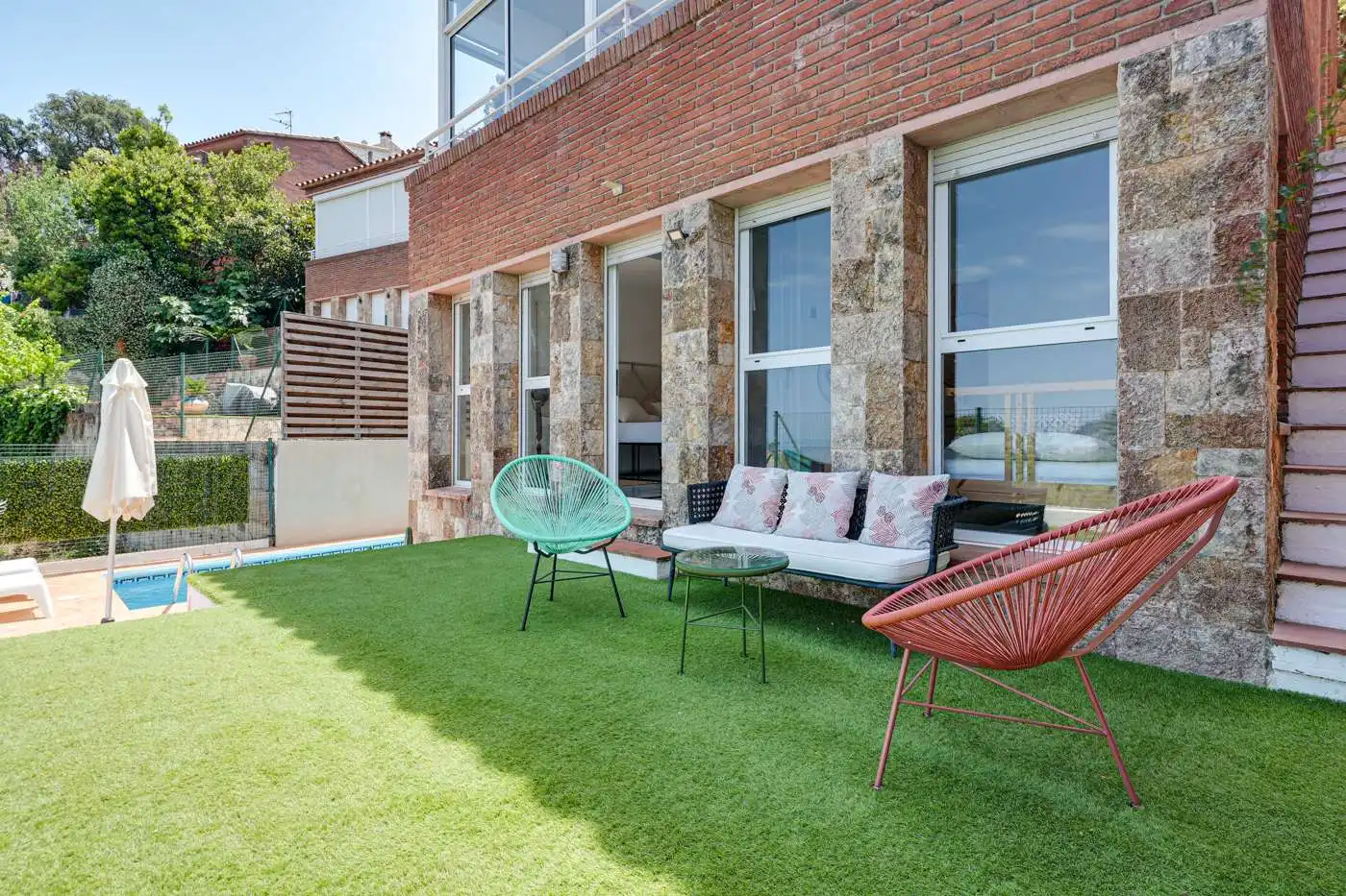Terraza de Casa o chalet en venta en Tossa de Mar con Aire acondicionado, Jardín privado y Terraza