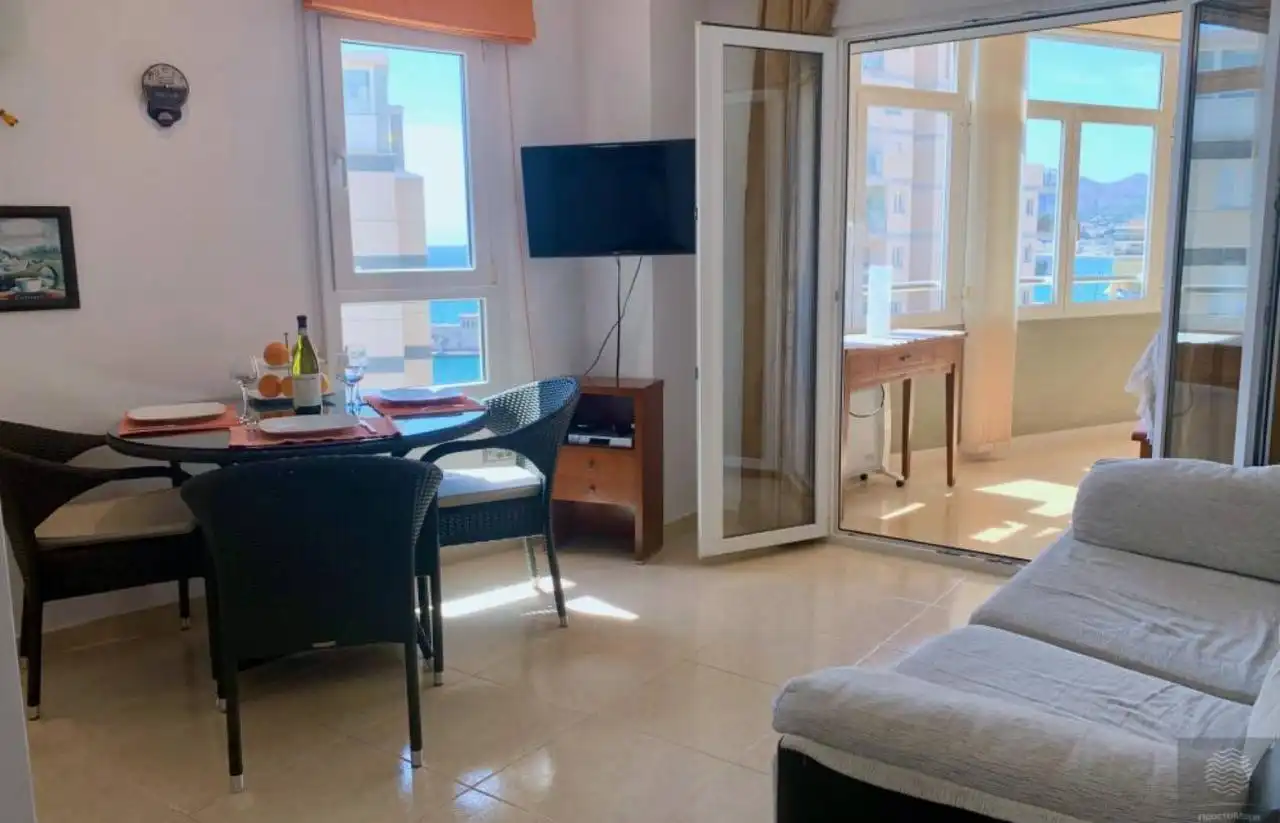 Living room of Apartments for sale in Calpe / Calp  with Air Conditioner, Heating and Terrace