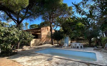 Garden of House or chalet for sale in Begues  with Swimming Pool