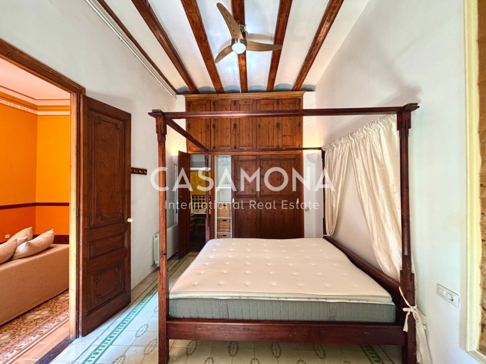 Bedroom of Apartment to rent in  Barcelona Capital  with Terrace, Furnished and Balcony