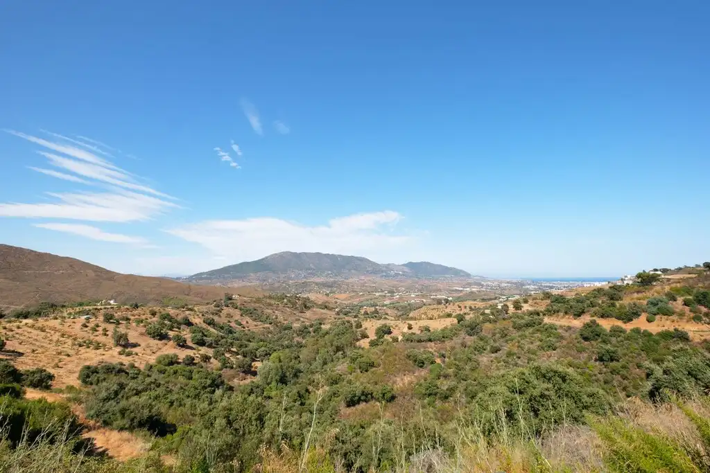 Vista exterior de Planta baja en venta en Ojén con Aire acondicionado, Jardín privado y Terraza