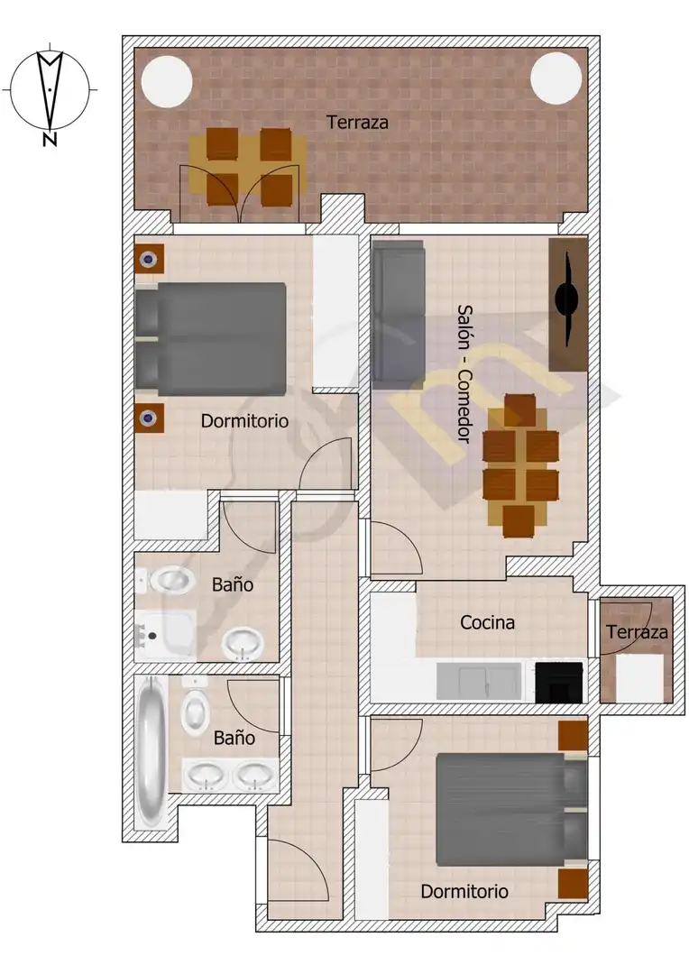 Apartament en venda en Calpe / Calp amb Aire condicionat, Calefacció i Terrassa