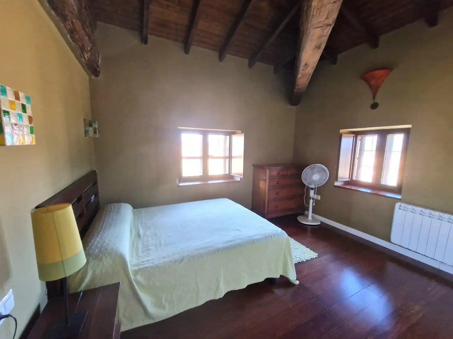 Bedroom of Houses for sale in Oliva de Plasencia  with Air Conditioner, Heating and Private garden