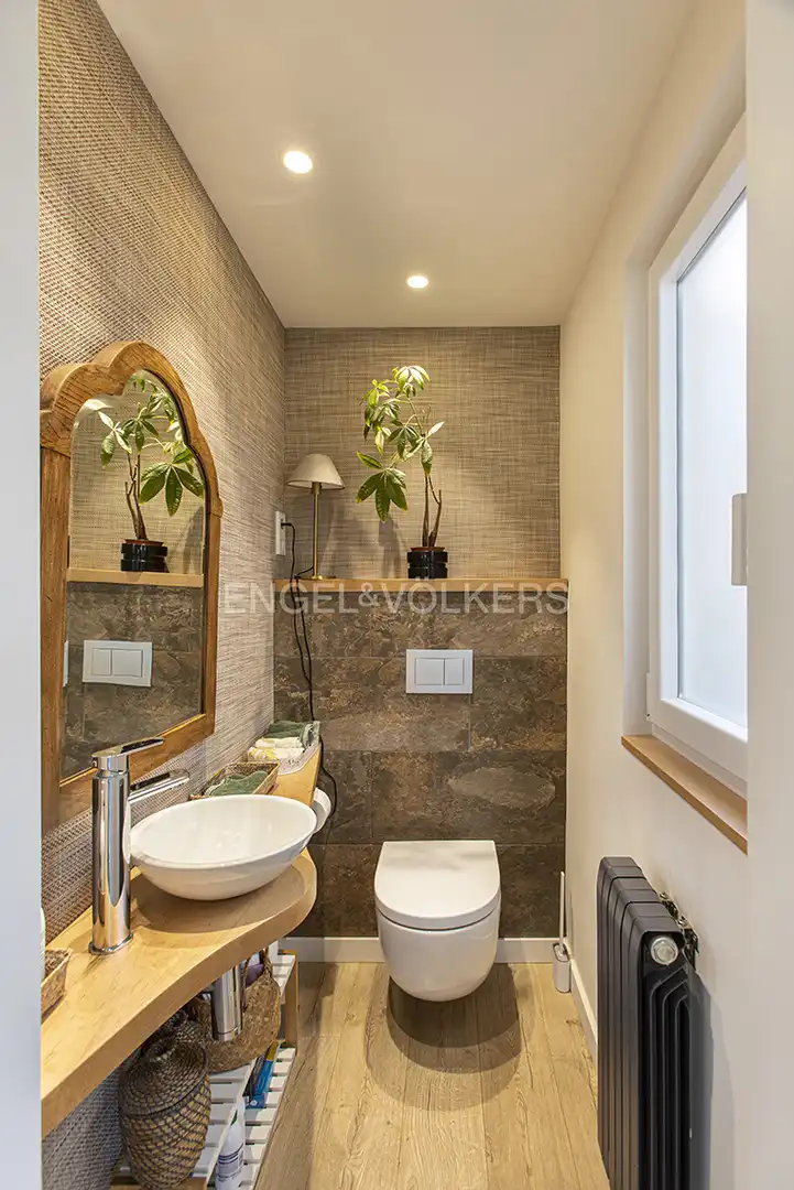 Baño de Casa o chalet en venta en Gijón  con Calefacción, Jardín privado y Terraza