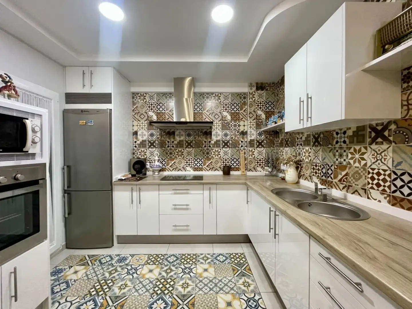 Küche von Wohnung zum Verkauf in Valdepeñas mit Heizung, Terrasse und Balkon