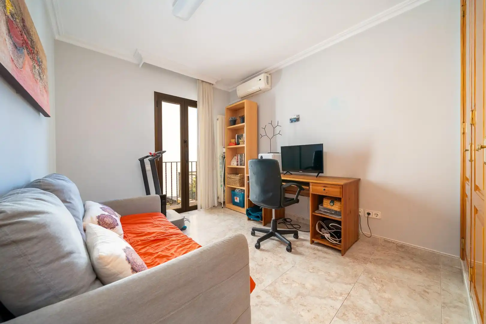 Dormitori de Casa adosada en venda en  Palma de Mallorca amb Aire condicionat, Calefacció i Terrassa