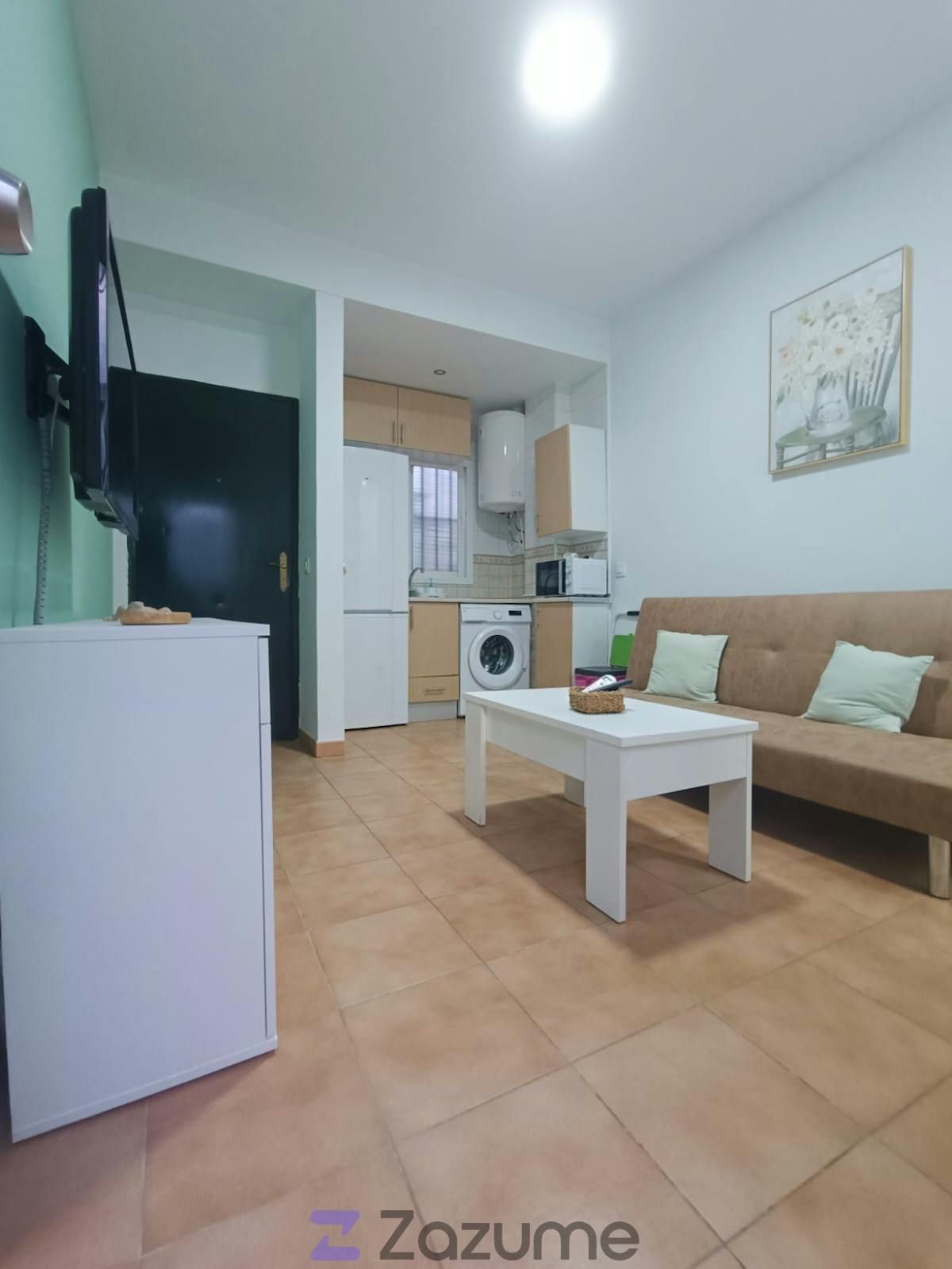 Kitchen of Flat to rent in  Sevilla Capital  with Air Conditioner, Furnished and Oven