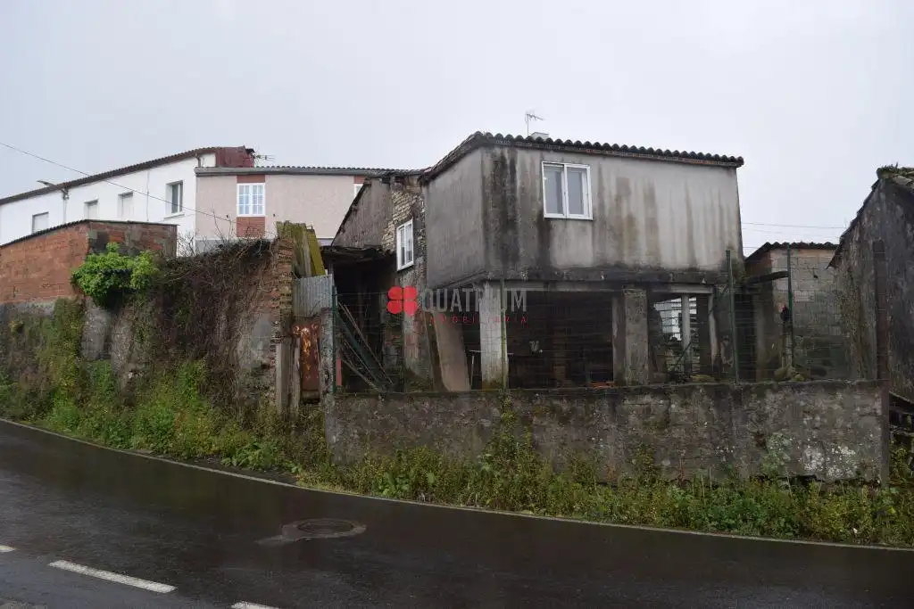 Exterior view of Houses for sale in Santiago de Compostela   with Private garden