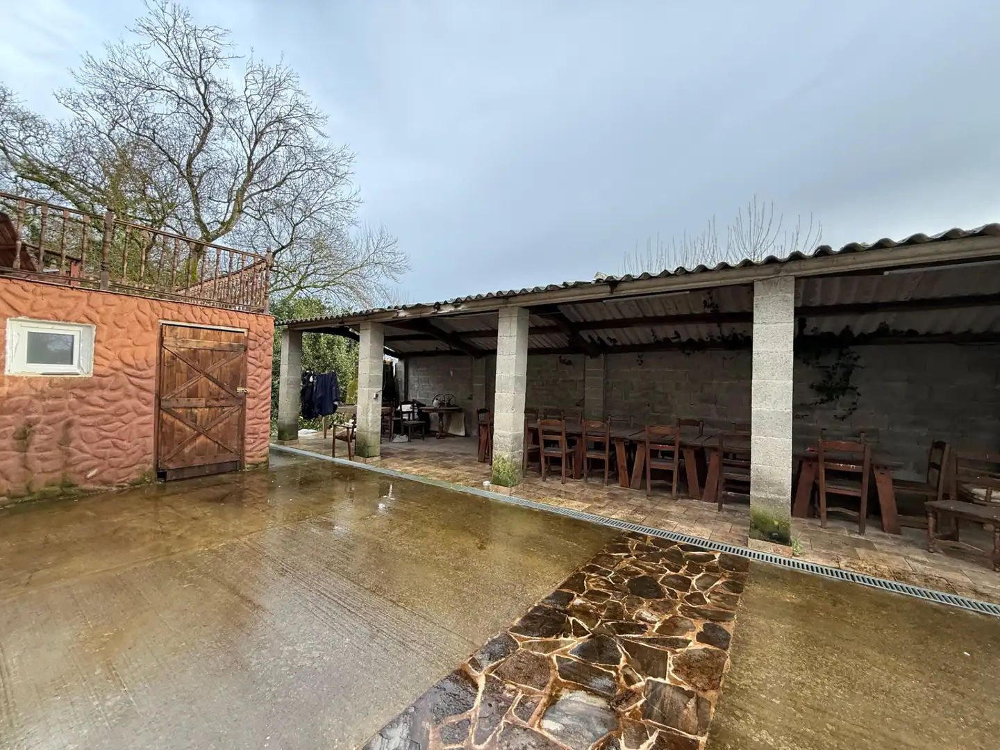 Terrassa de Finca rústica en venda en Vilalba amb Calefacció, Jardí privat i Terrassa