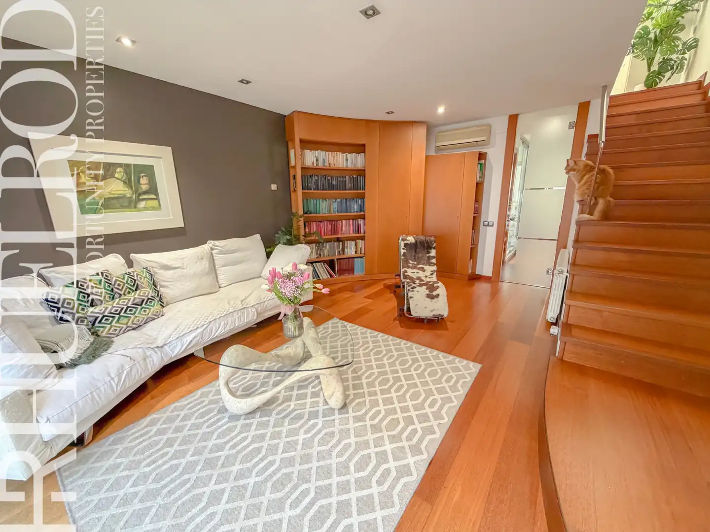 Sala d'estar de Casa adosada en venda en Granollers amb Aire condicionat, Calefacció i Parquet