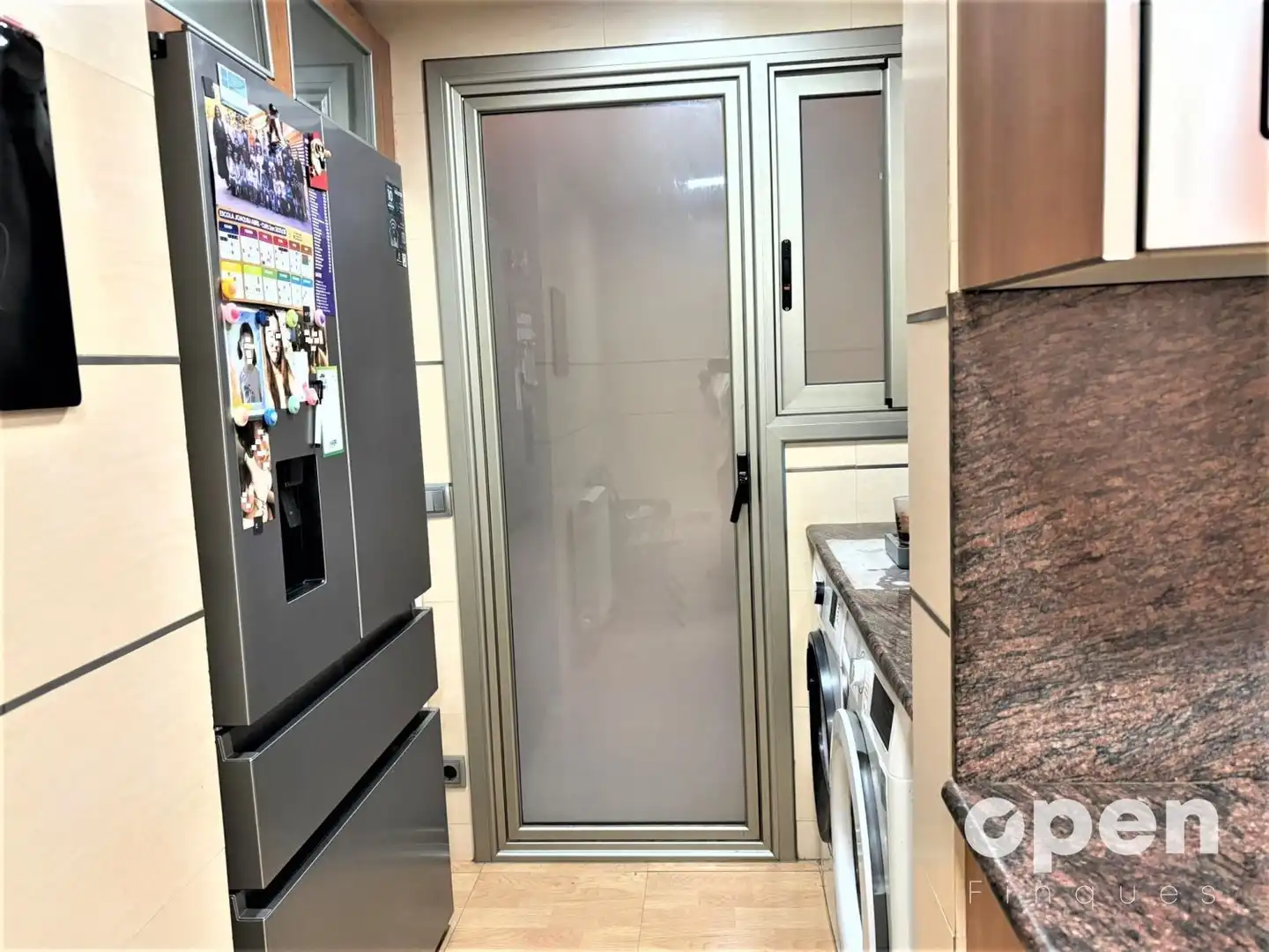 Kitchen of Flat for sale in Terrassa  with Heating and Parquet flooring