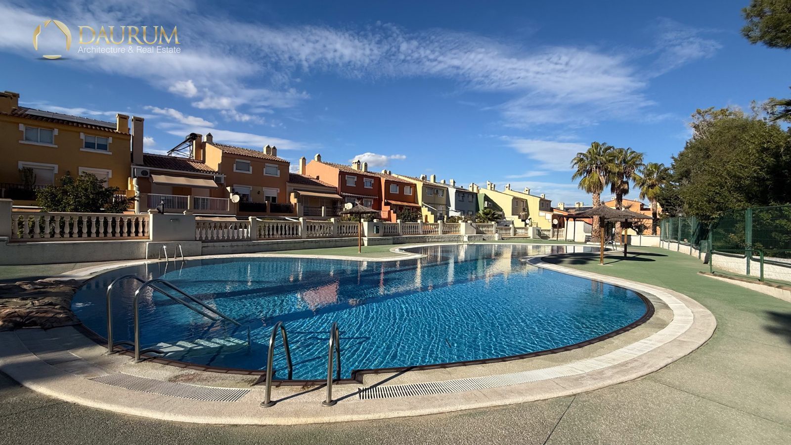 Swimming pool of Single-family semi-detached for sale in Mutxamel  with Air Conditioner, Terrace and Storage room