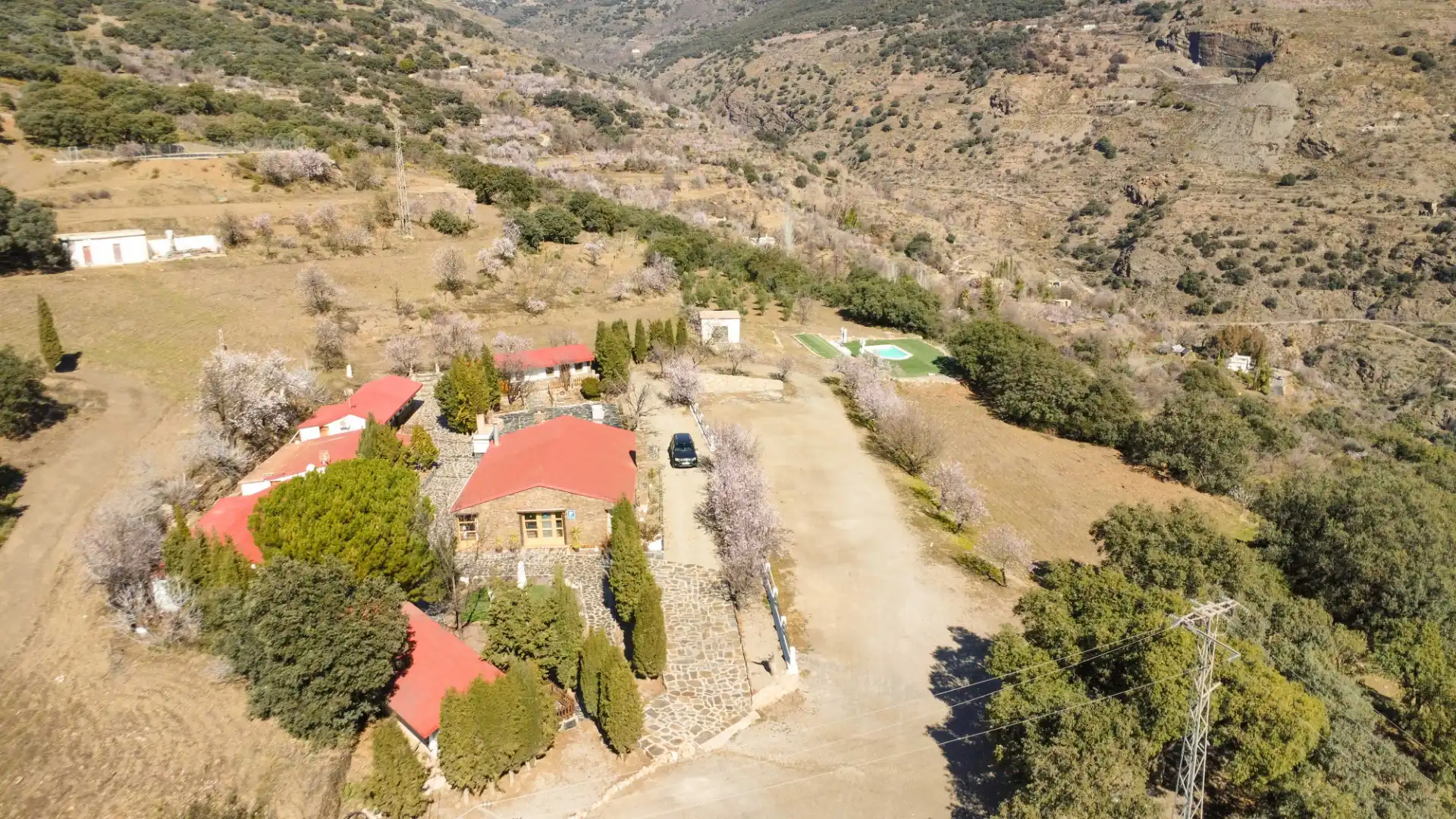 Vista exterior de Finca rústica en venta en Nevada con Aire acondicionado, Jardín privado y Terraza