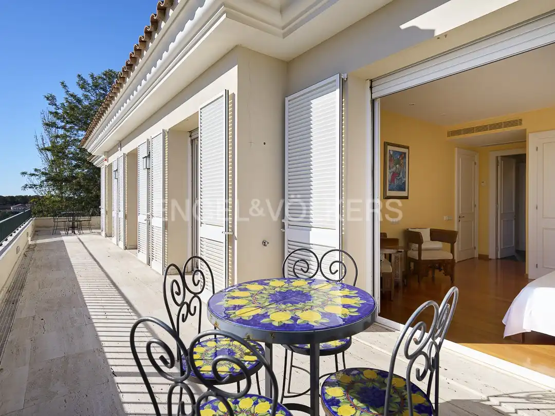 Terrace of Country homes for sale in Sitges  with Air Conditioner, Heating and Private garden