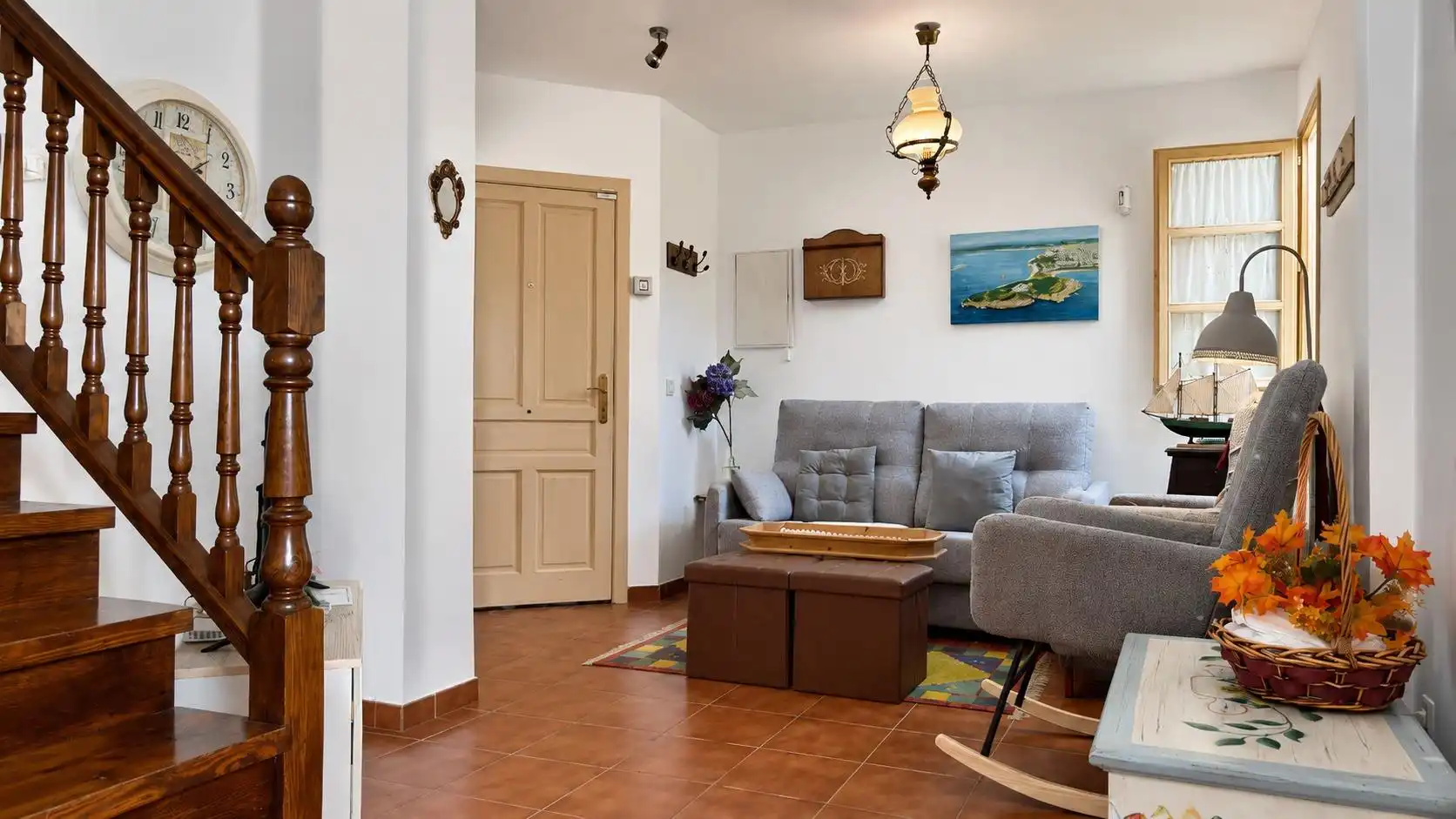 Wohnzimmer von Maisonette zum Verkauf in Comillas (Cantabria) mit Heizung und Alarm