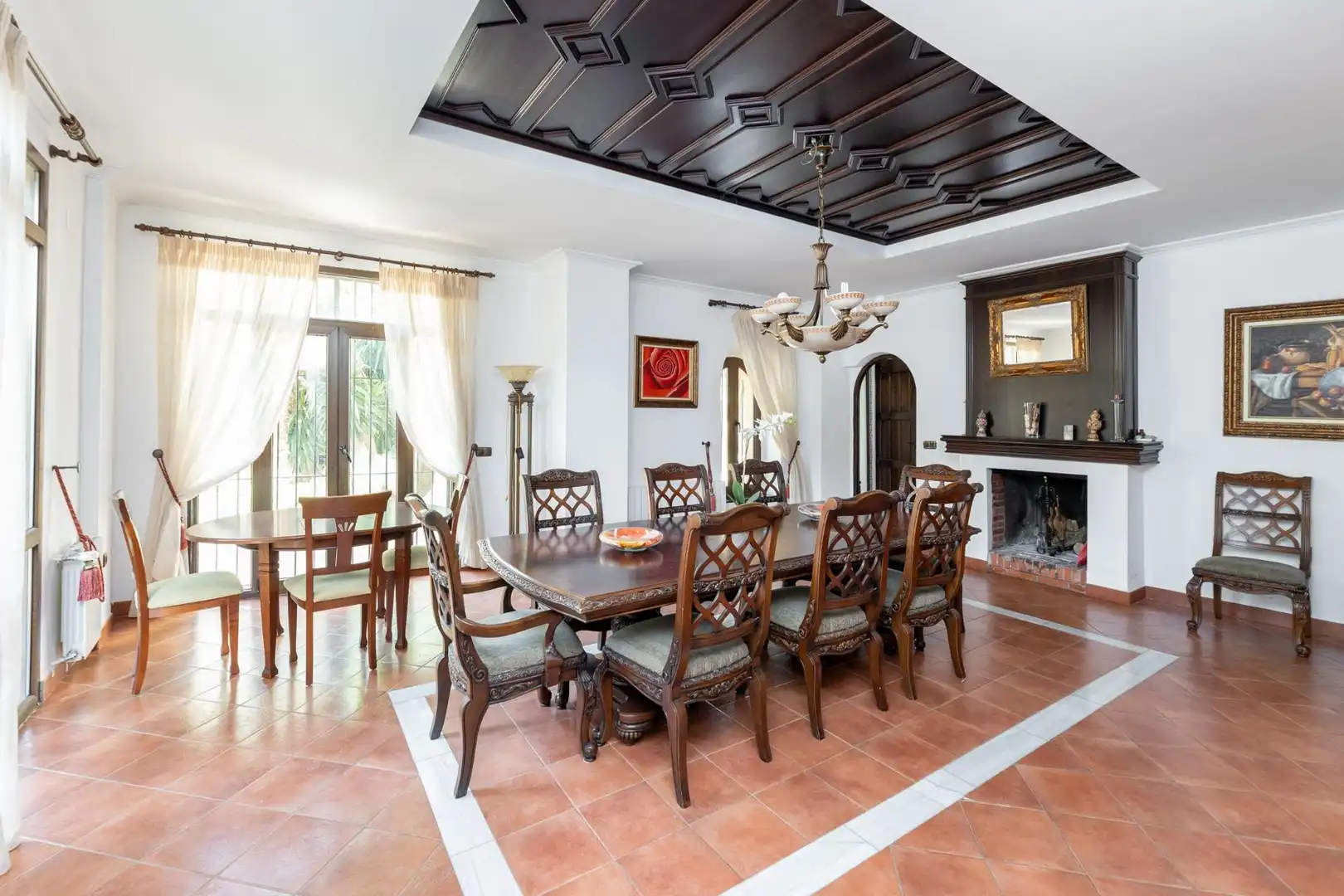 Comedor de Casa o chalet en venta en Villa de Otura con Aire acondicionado, Jardín privado y Terraza