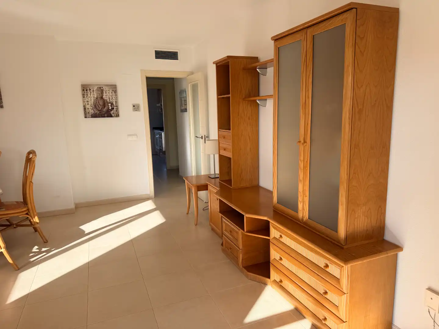 Sala de estar de Apartamento en venta en Calpe / Calp con Aire acondicionado, Terraza y Amueblado
