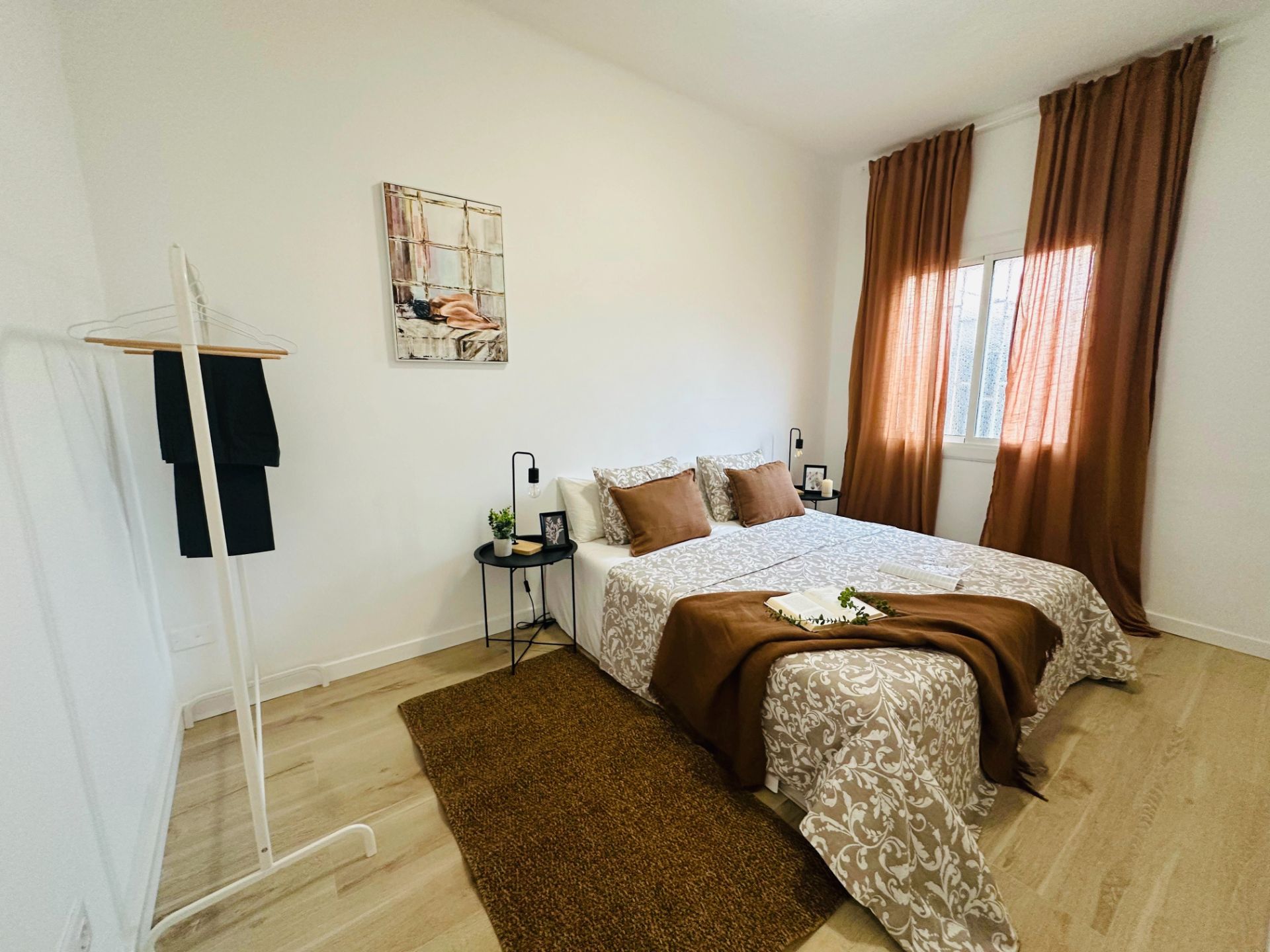 Bedroom of Flat for sale in Santa Coloma de Gramenet  with Heating, Private garden and Oven