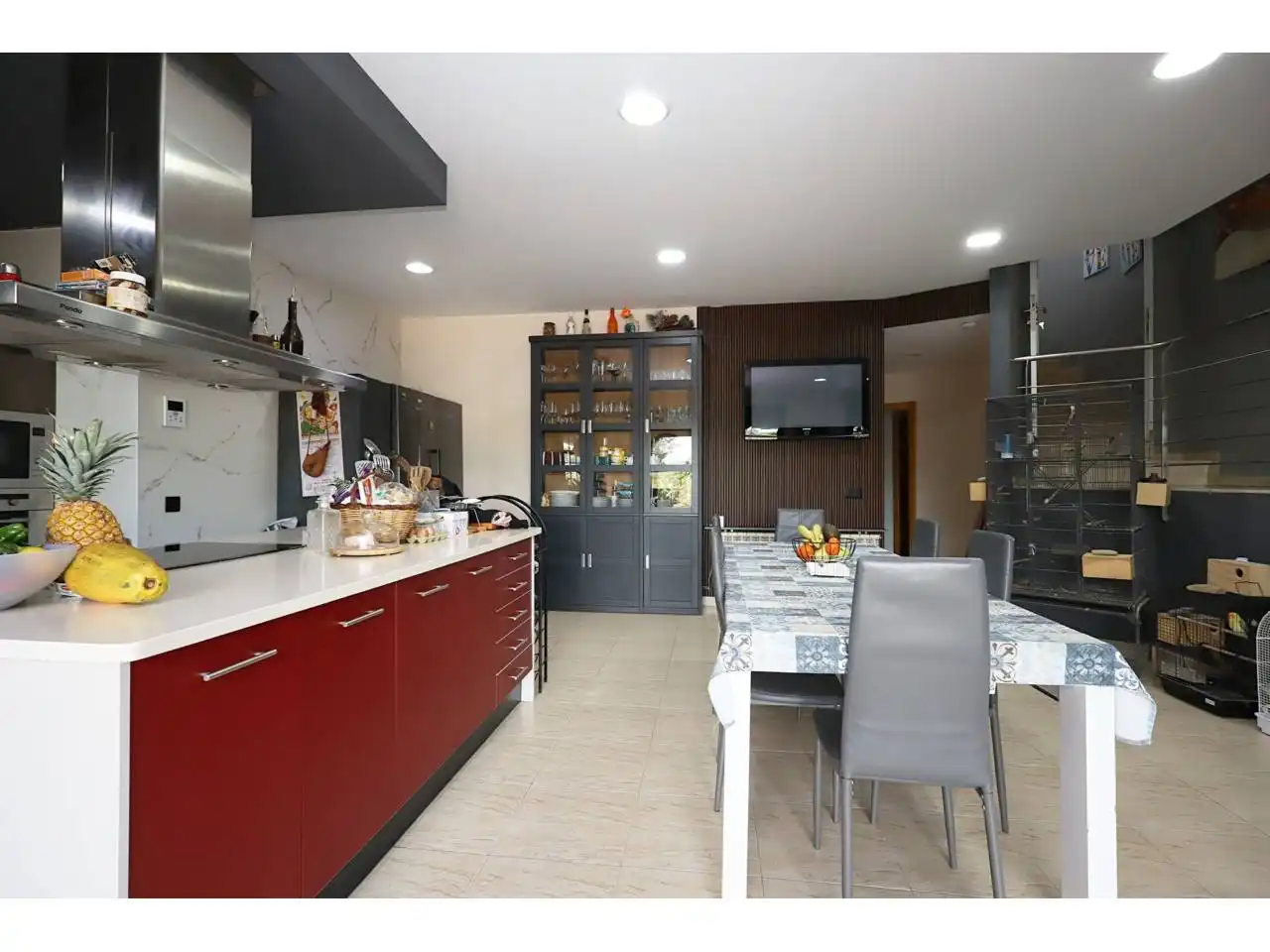 Cuina de Casa o xalet en venda en Lloret de Mar amb Aire condicionat, Calefacció i Jardí privat