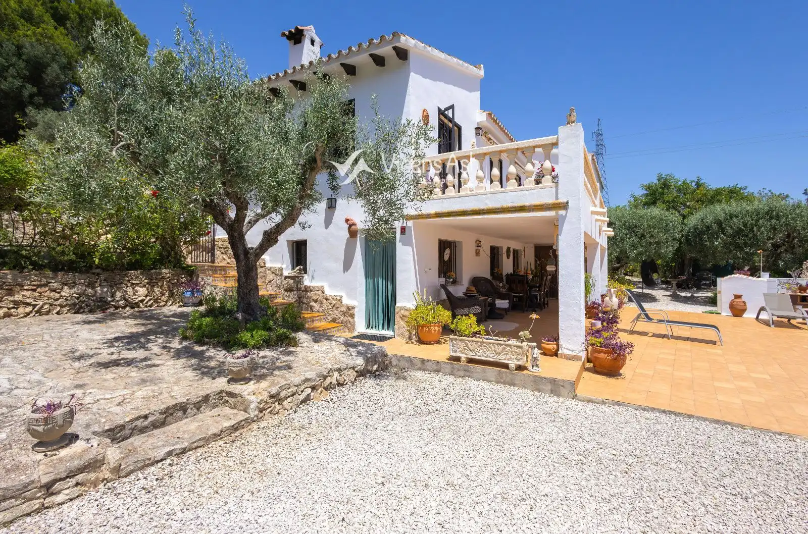 Garden of Houses for sale in Gata de Gorgos  with Air Conditioner, Heating and Storage room