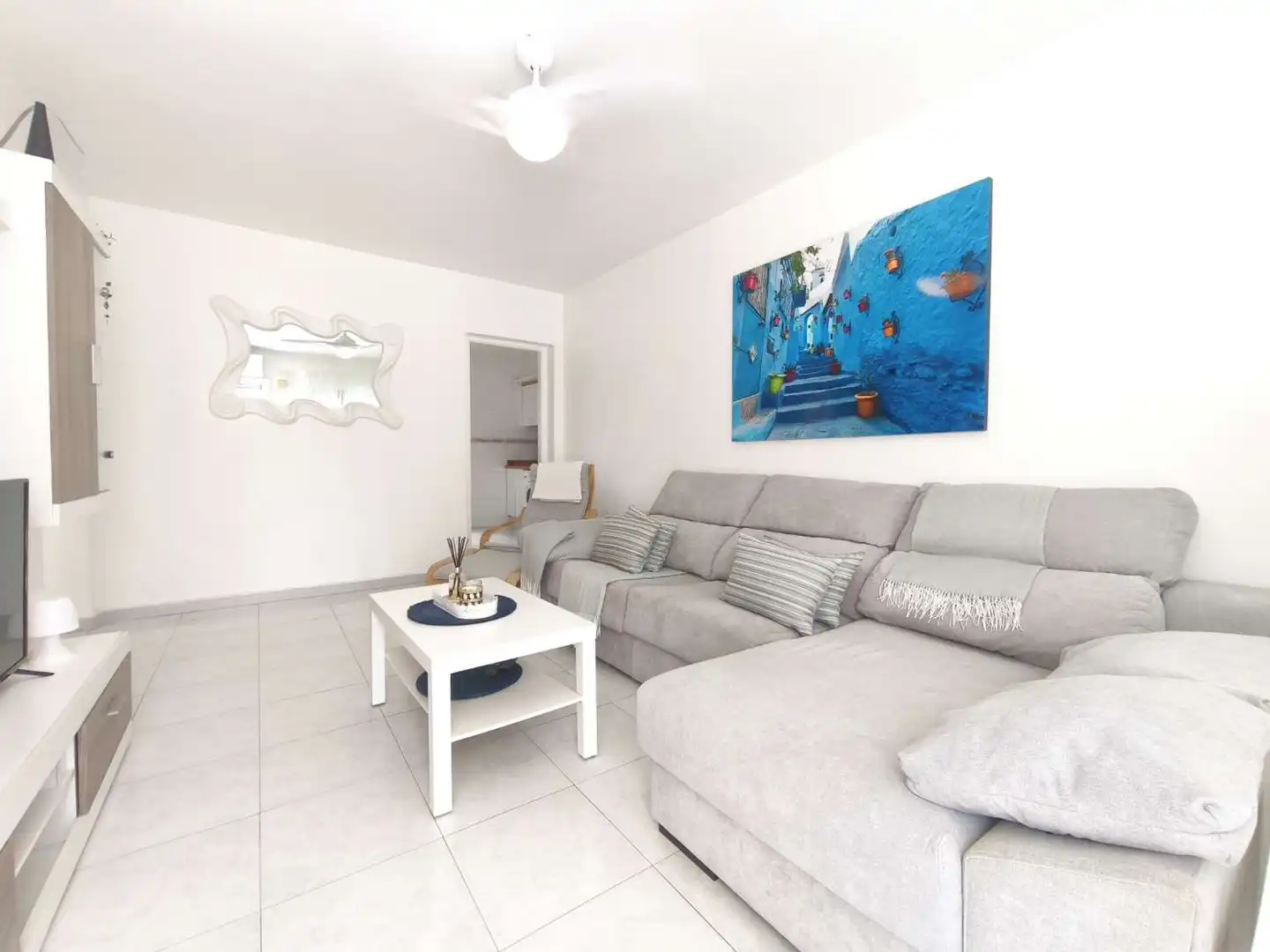 Sala d'estar de Apartament en venda en Orihuela amb Aire condicionat, Terrassa i Piscina