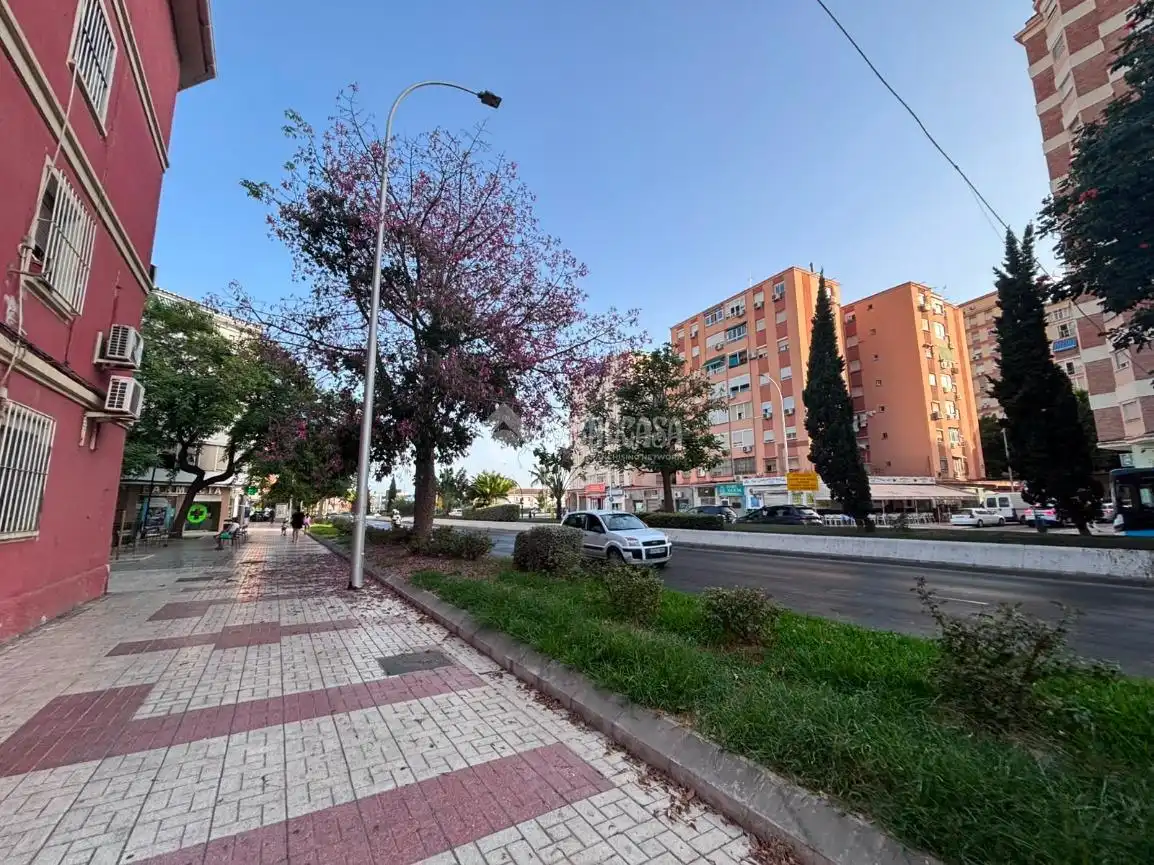 Vista exterior de Piso en venta en Málaga con Aire acondicionado, Parquet y Amueblado