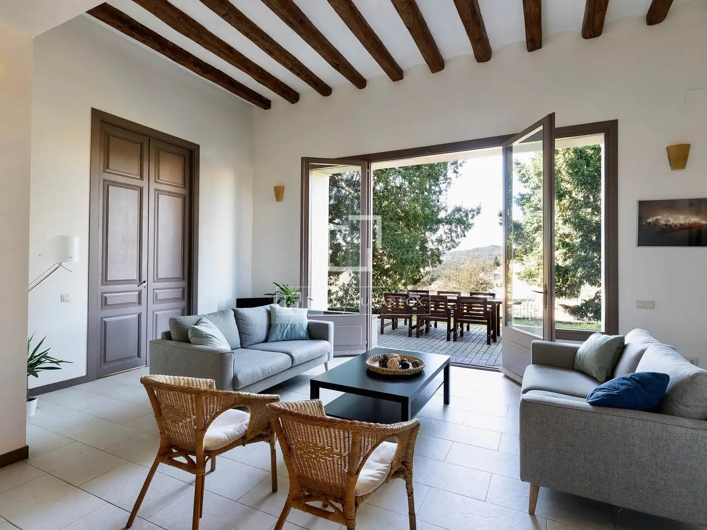 Living room of Country homes for sale in La Torre de Claramunt  with Air Conditioner, Heating and Private garden
