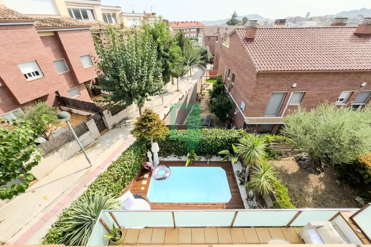 Terrassa de Casa o xalet en venda en Tiana amb Aire condicionat, Calefacció i Jardí privat
