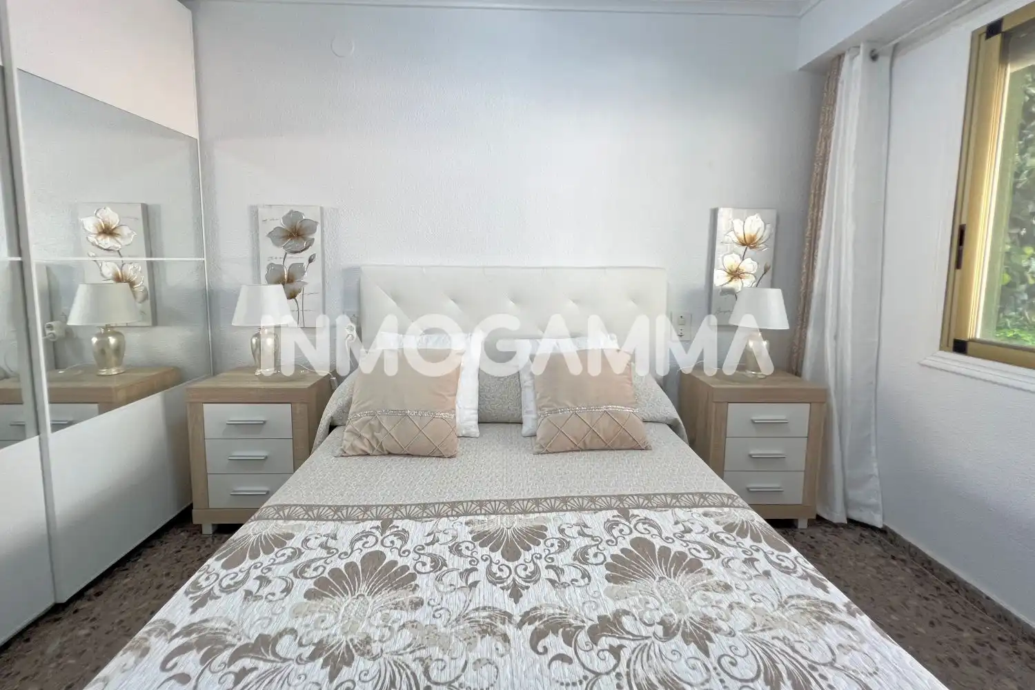 Habitación de Apartamento de alquiler en Cullera con Terraza, Amueblado y Piscina comunitaria