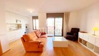 Living room of Flat to rent in  Barcelona Capital  with Air Conditioner, Parquet flooring and Furnished