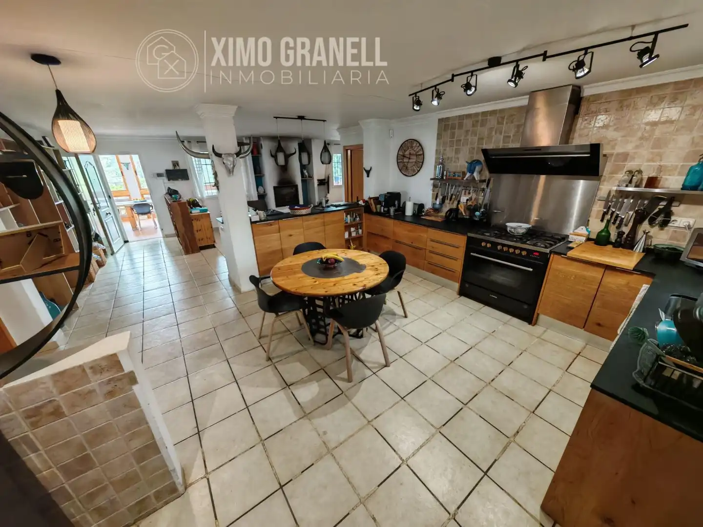 Küche von Country house zum Verkauf in Sagunto / Sagunt mit Klimaanlage, Heizung und Privatgarten