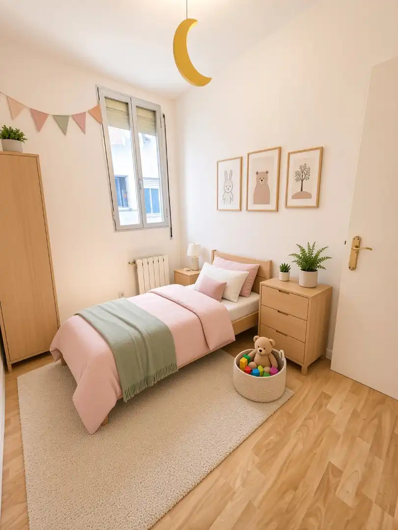 Bedroom of Flat for sale in Madrid  with Air Conditioner, Heating and Washing machine