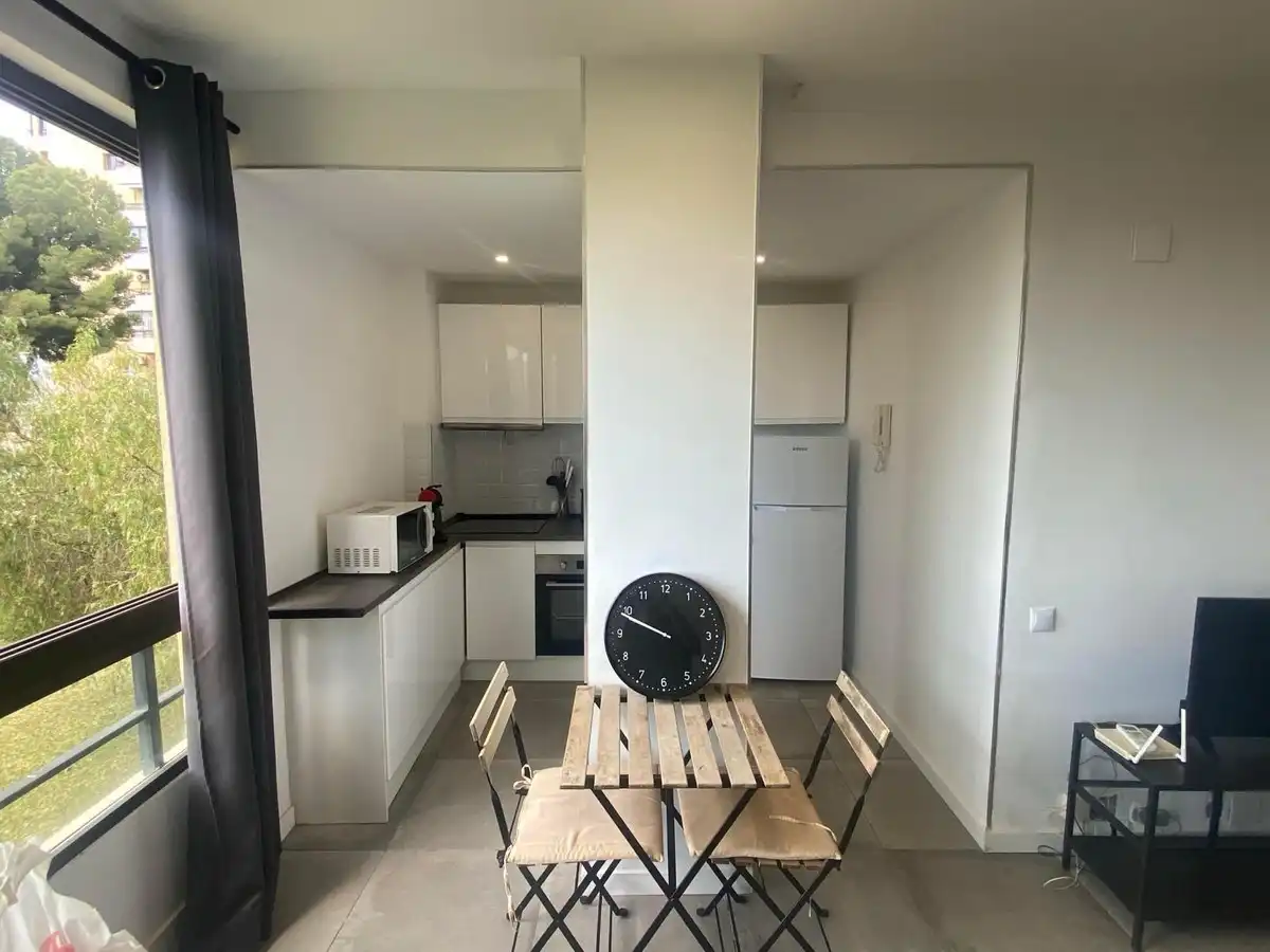 Kitchen of Apartments for rent in Marbella  with Air Conditioner and Community pool