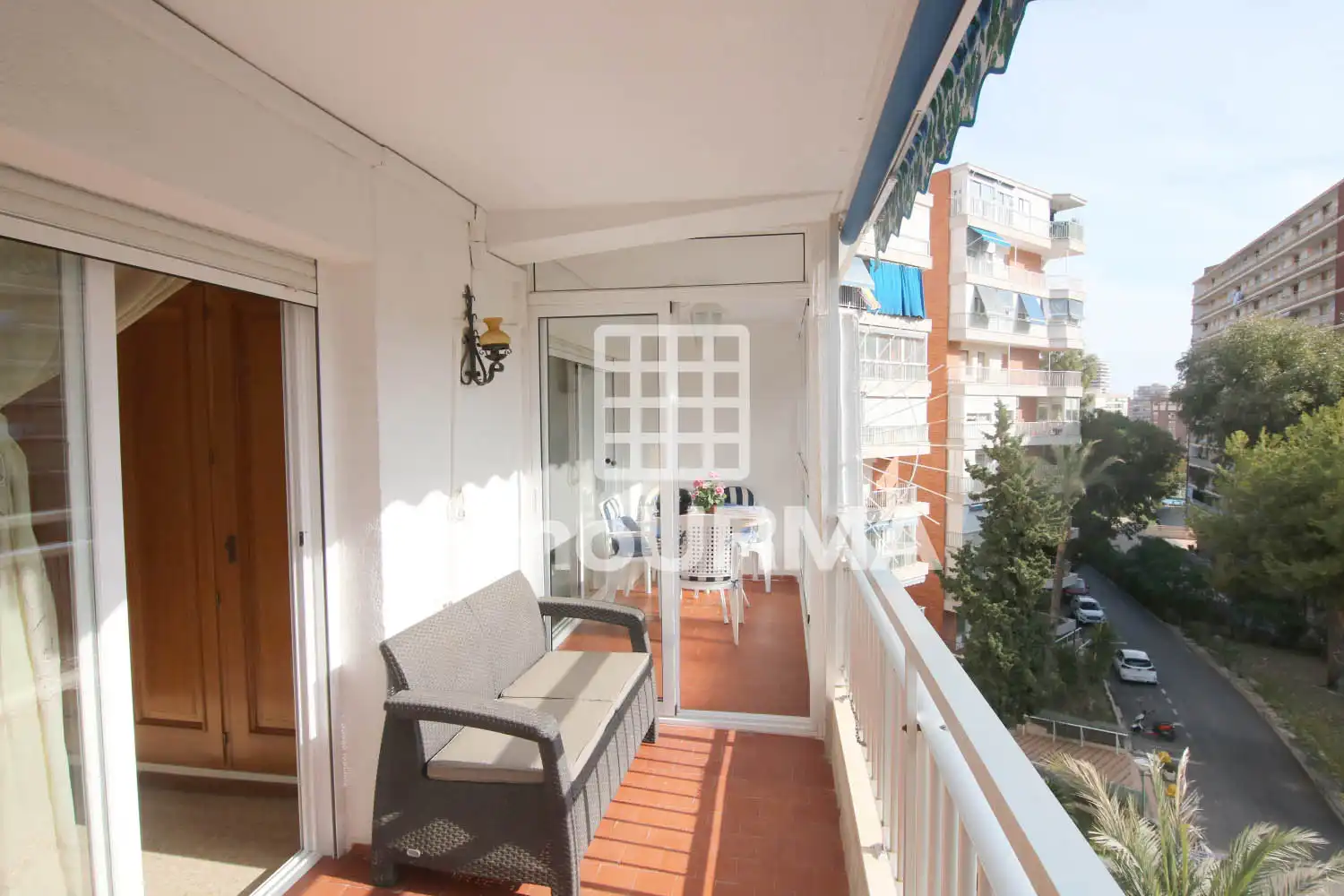 Terrasse von Wohnung zum Verkauf in Alicante / Alacant mit Terrasse, Möbliert und Balkon