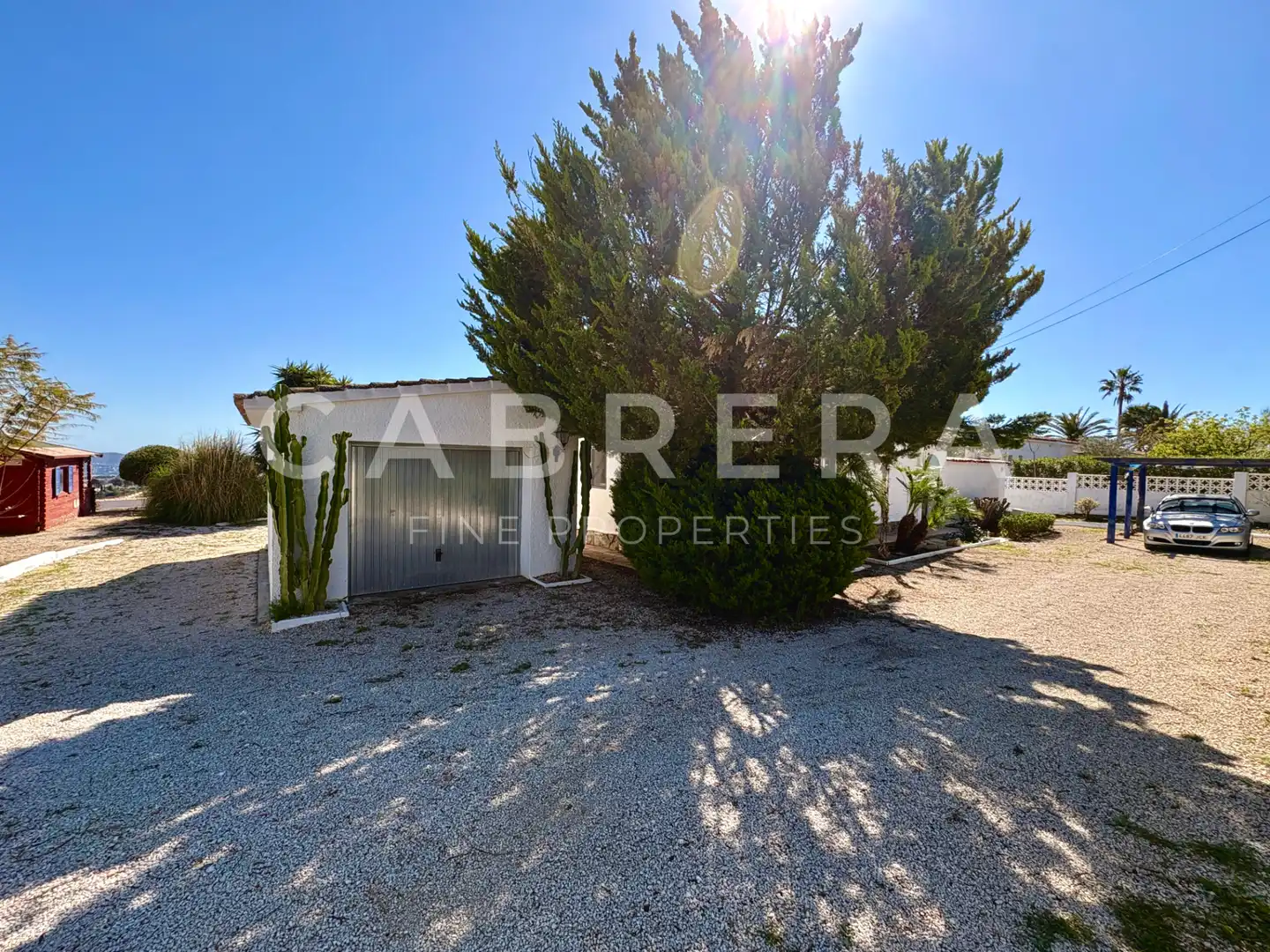 Vista exterior de Casa o xalet en venda en Benissa amb Calefacció, Jardí privat i Parquet