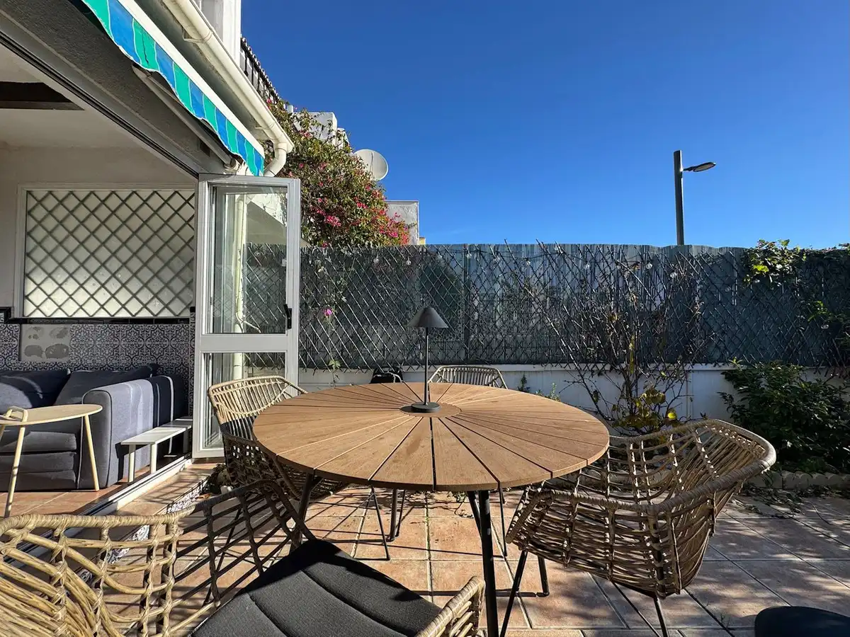 Terraza de Casa adosada en venta en Benalmádena con Aire acondicionado, Terraza y Piscina comunitaria