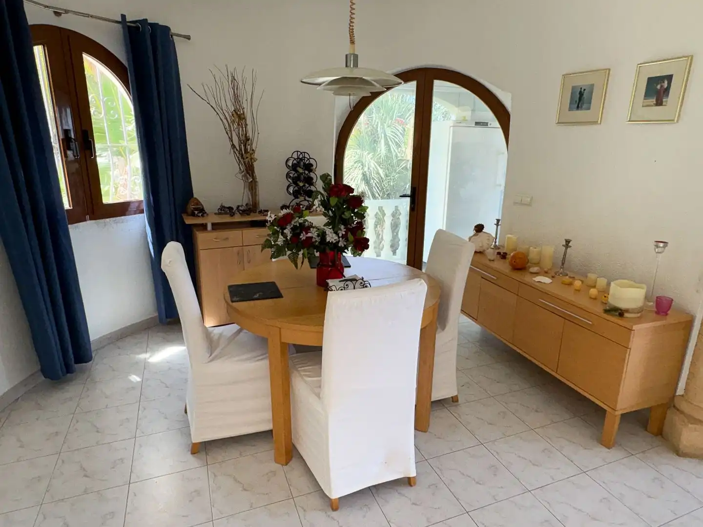 Comedor de Casa o chalet en venta en Dénia con Aire acondicionado, Calefacción y Jardín privado