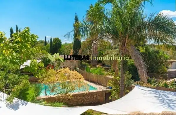 Vista exterior de Casa o chalet en venta en Sencelles con Aire acondicionado, Jardín privado y Terraza
