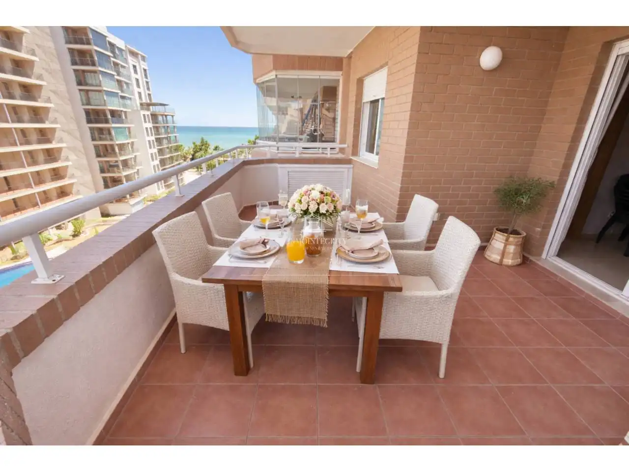 Terrassa de Apartament en venda en Oropesa del Mar / Orpesa amb Aire condicionat, Terrassa i Moblat