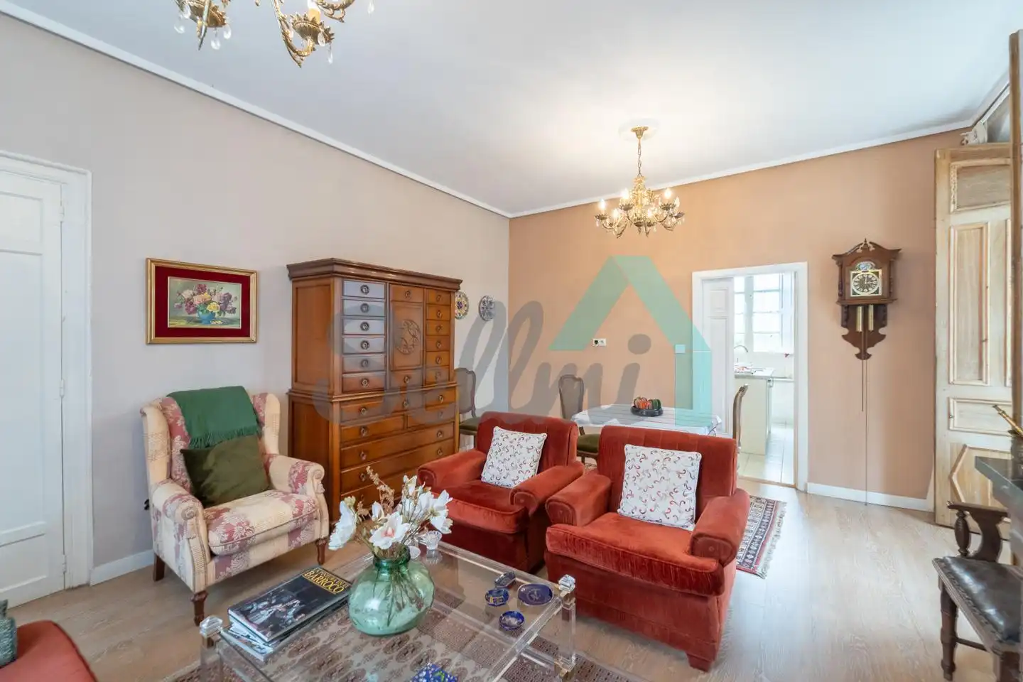 Sala de estar de Casa o chalet en venta en Ribera de Arriba con Jardín privado, Terraza y Balcón