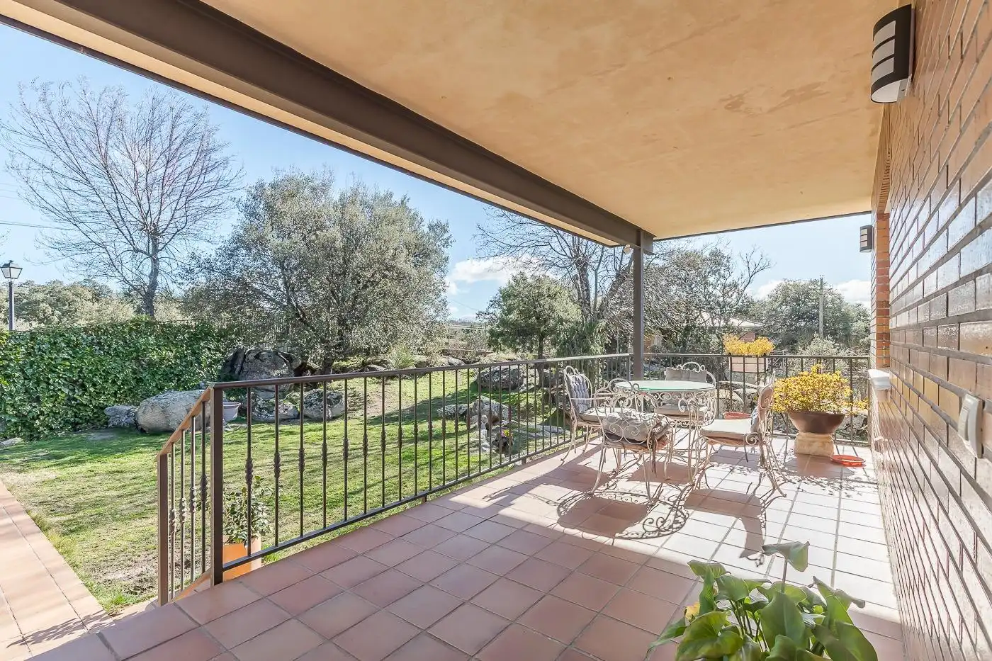 Terraza de Casa o chalet en venta en El Escorial con Calefacción, Jardín privado y Terraza