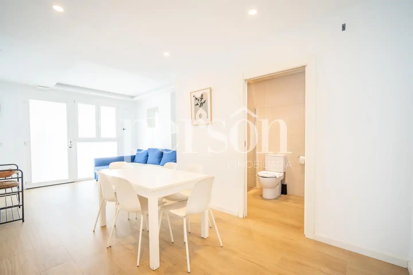 Schlafzimmer von Erdgeschoss zum Verkauf in Valencia mit Klimaanlage, Heizung und Möbliert