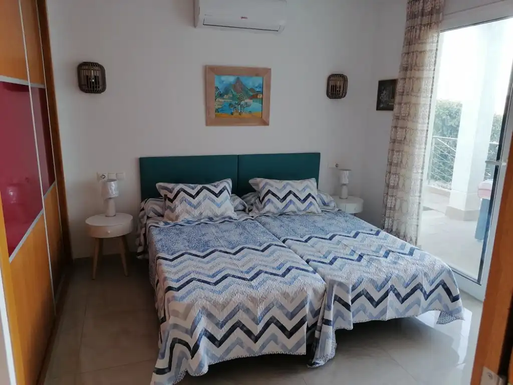 Dormitori de Casa o xalet de lloguer en Calvià amb Aire condicionat, Jardí privat i Terrassa